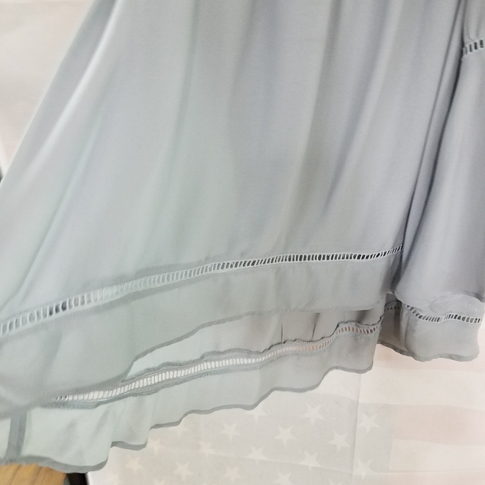 Off the Shoulder Gray Top 2X - Picture 3 of 6